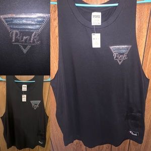 Victoria Secret / Pink Bling Tank Top NWT Large